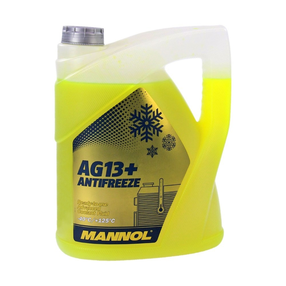 Антифриз MANNOL AG13+ жёлтый 5л MN4014 (Евросоюз)