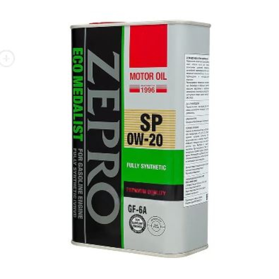 Масло моторное ZEPRO ECO MEDALIST FS SP/GF-6A 0W20 1л 4250-001-0