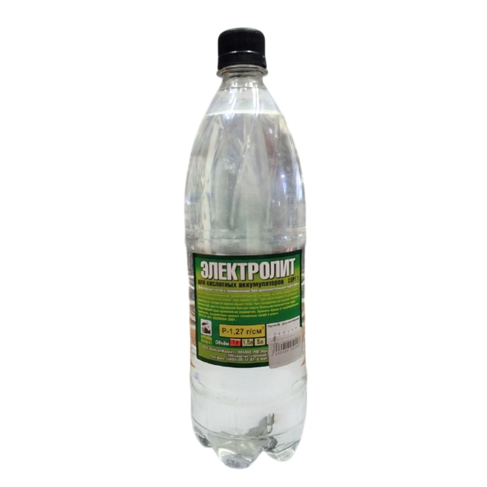 Электролит кислотный 1,27 1л (Байкал Маркет) 00-00002777