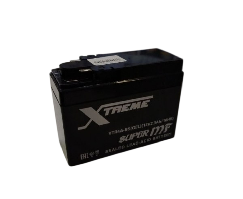 АКБ Moto Xtreme YTR4A-BS GEL 2.5Ah