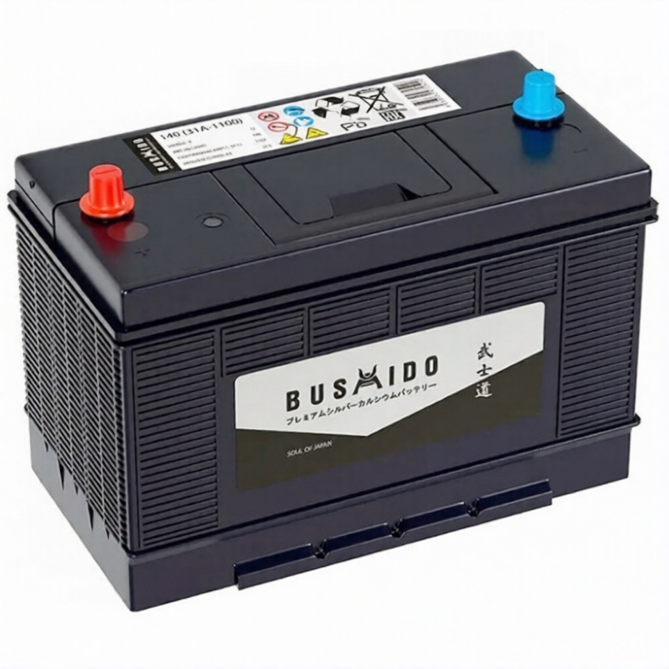 Аккумулятор BUSHIDO 31А-1100 конус. CA 140Ач 1100 А